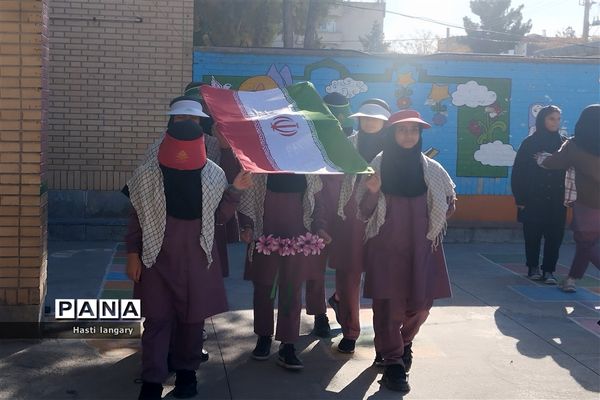 یادواره شهدا و مراسم دهه فاطمیه در دبیرستان گلستان شهرستان مانه و سملقان