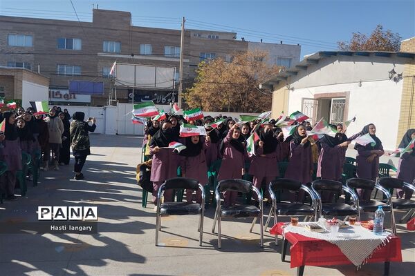 یادواره شهدا و مراسم دهه فاطمیه در دبیرستان گلستان شهرستان مانه و سملقان
