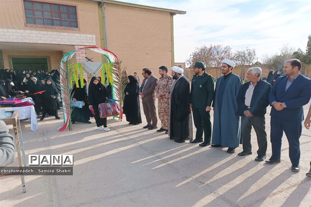 اعزام دانش آموزان پایه دهم شهرستان جاجرم به  اردوی راهیان نور