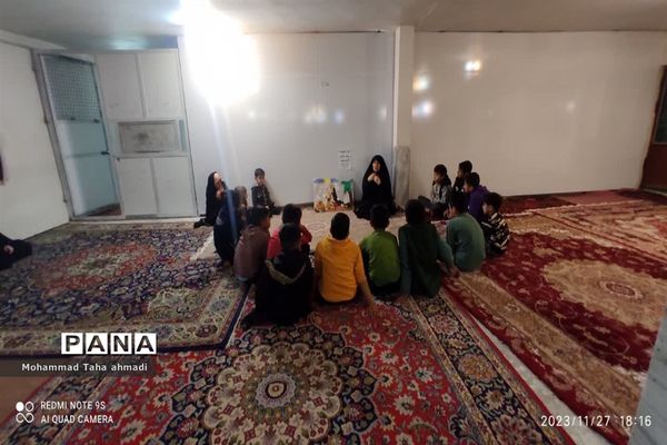 هیات کودکانه مسجد صاحب الزمان (عج) شهرآشخانه در ایام فاطمیه