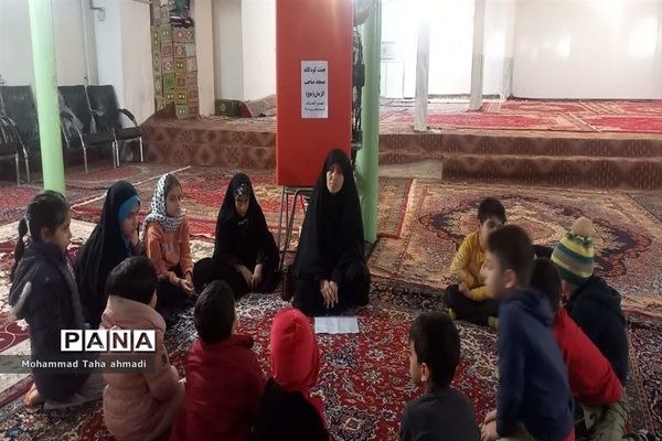 هیات کودکانه مسجد صاحب الزمان (عج) شهرآشخانه در ایام فاطمیه