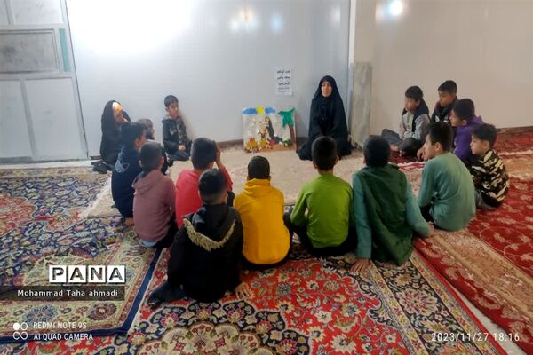 هیات کودکانه مسجد صاحب الزمان (عج) شهرآشخانه در ایام فاطمیه