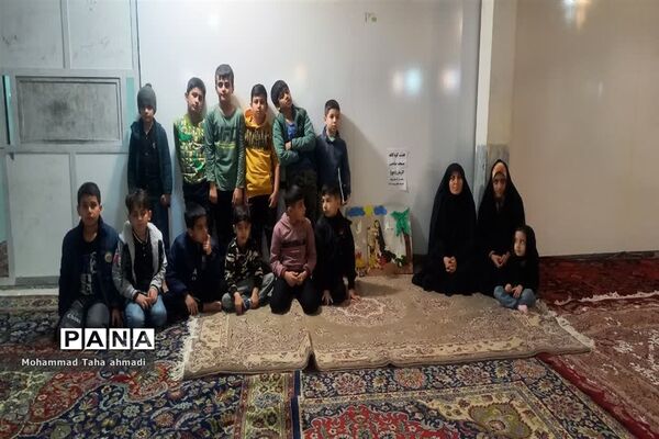 هیات کودکانه مسجد صاحب الزمان (عج) شهرآشخانه در ایام فاطمیه