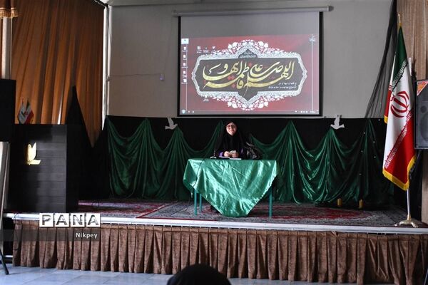 مراسم عزاداری ایام فاطمیه در دبیرستان شاهد حجاب منطقه ۱۳
