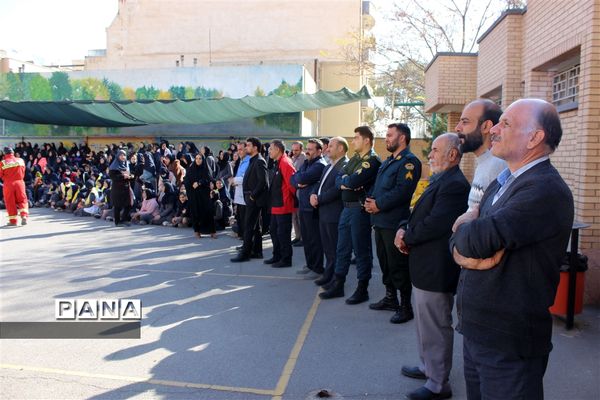 مانور سراسری زلزله و ایمنی ناحیه ۳ اصفهان