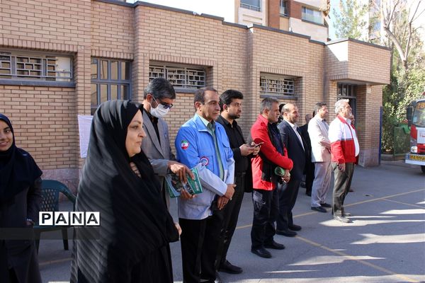 مانور سراسری زلزله و ایمنی ناحیه ۳ اصفهان