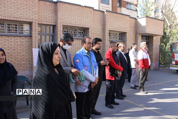 مانور سراسری زلزله و ایمنی ناحیه ۳ اصفهان
