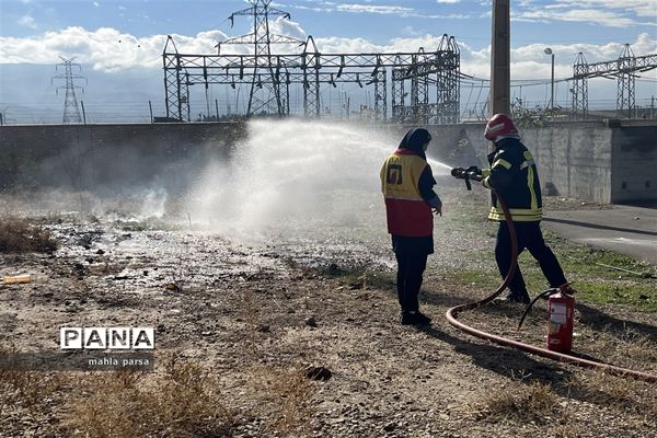 بیست و پنجمین مانور سراسری زلزله در شهرستان مانه و سملقان