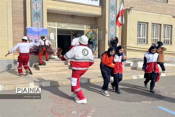 بیست و پنجمین مانور سراسری زلزله در شهرستان مانه و سملقان