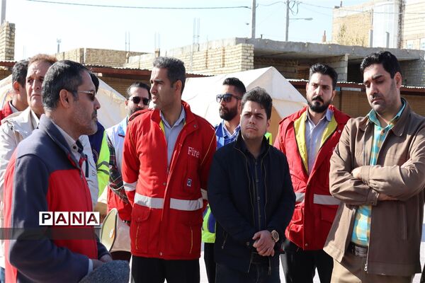 بیست و پنجمین مانور زلزله و ایمنی در مدارس شهرستان میبد