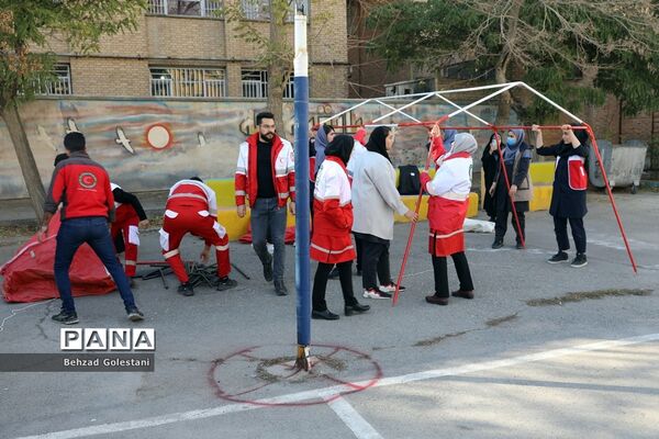 بیست و پنجمین مانور سراسری زلزله در آذربایجان غربی