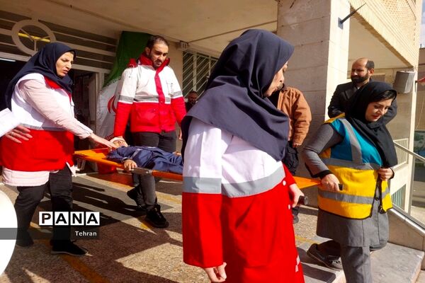 بیست و پنجمین مانور زلزله در منطقه ۱۸ تهران