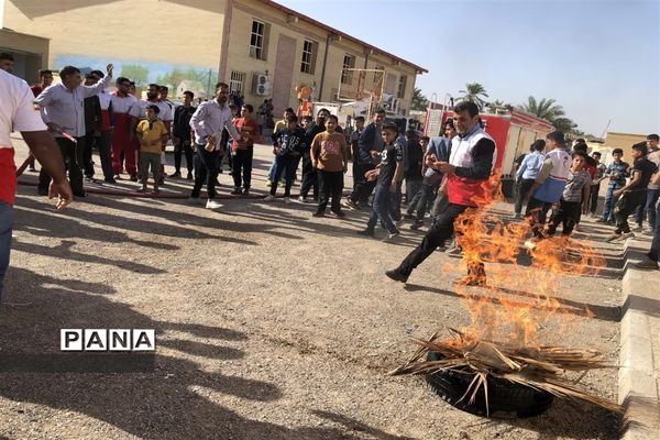 بیست و پنجمین مانور سراسری زلزله و ایمنی در  شهر خنافره