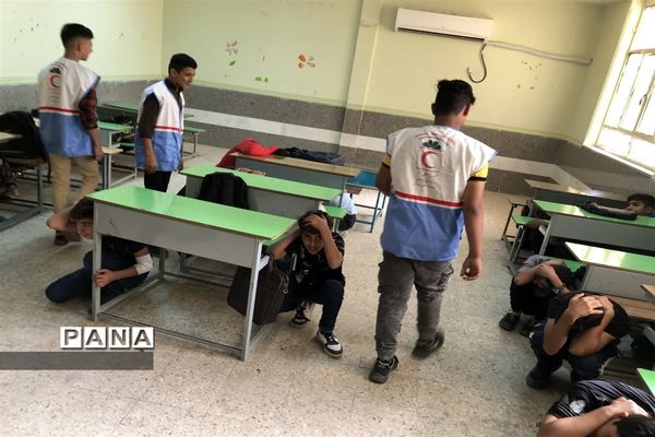 بیست و پنجمین مانور سراسری زلزله و ایمنی در  شهر خنافره