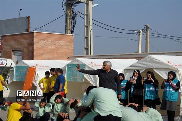 بیست و پنجمین مانور سراسری زلزله و ایمنی در اندیمشک