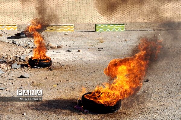 بیست و پنجمین مانور سراسری زلزله در مدارس شهر سورمق