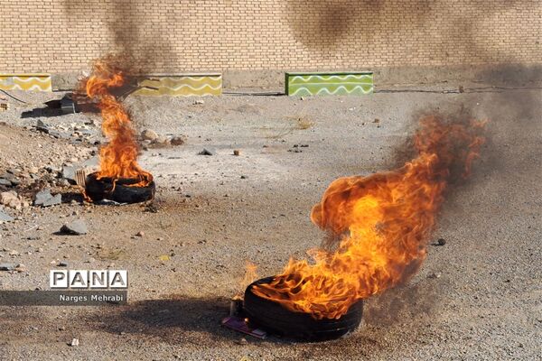 بیست و پنجمین مانور سراسری زلزله در مدارس شهر سورمق