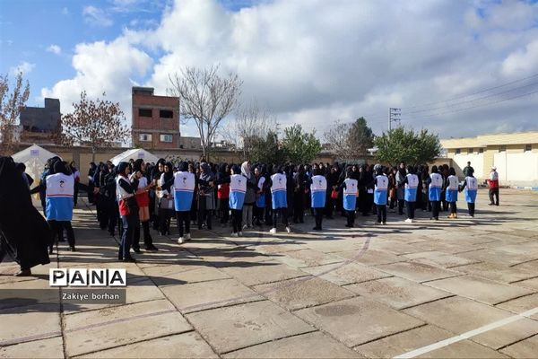 مانور زلزله در مدرسه شهدای غزه شهرستان بجنورد