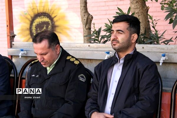 مانور زلزله و ایمنی در ناحیه یک بهارستان