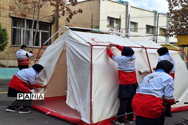 بیست و پنجمین  مانور سراسری زلزله و ایمنی مدارس  در استان البرز