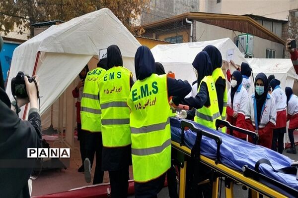 بیست و پنجمین  مانور سراسری زلزله و ایمنی مدارس  در استان البرز