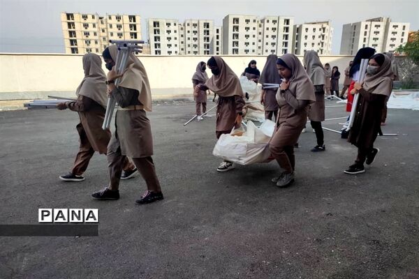 بیست و پنجمین مانورزلزله در استان هرمزگان