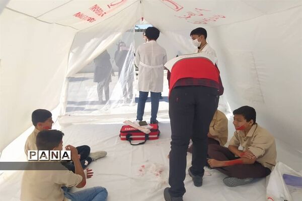 بیست و پنجمین مانور سراسری زلزله و ایمنی در مناطق 23 گانه استان هرمزگان