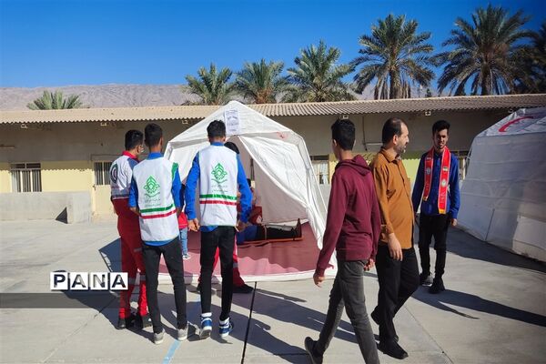 بیست و پنجمین مانور سراسری زلزله و ایمنی در مناطق 23 گانه استان هرمزگان