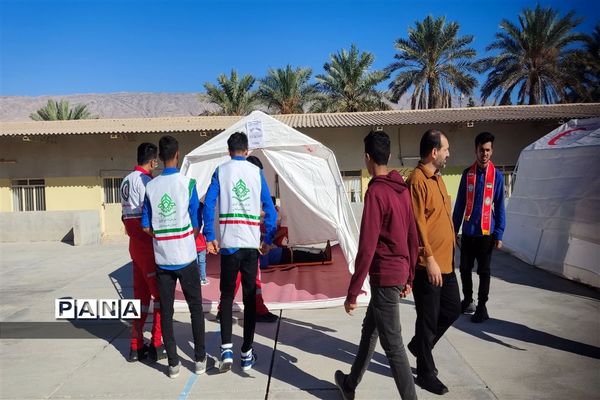 بیست و پنجمین مانور سراسری زلزله و ایمنی در مناطق 23 گانه استان هرمزگان