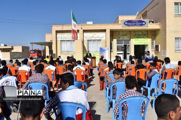 بیست و پنجمین مانور زلزله و ایمنی در مدارس بهاباد یزد