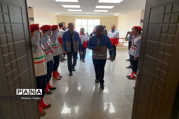 زنگ مانور زلزله در گلستان