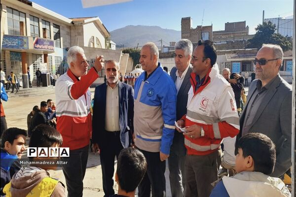 برگزاری مانور زلزله در شهرستان گالیکش