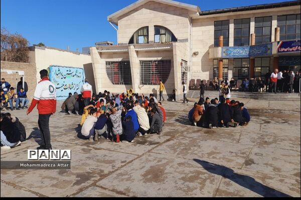 برگزاری مانور زلزله در شهرستان گالیکش