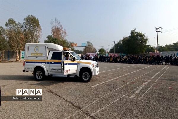 بیست و پنجمین مانور سراسری زلزله و ایمنی در دزفول
