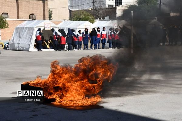 بیست و پنجمین مانور سراسری زلزله و ایمنی در اهواز
