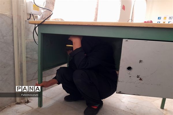 آیین بیست و پنجمین مانور سراسری زلزله در شهرستان فردوس