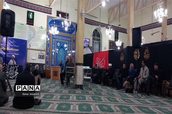 حضور نماینده ‌‌شهر مشهد و کلات در مسجد الاقصی ناحیه ۶