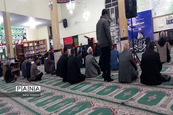 حضور نماینده ‌‌شهر مشهد و کلات در مسجد الاقصی ناحیه ۶