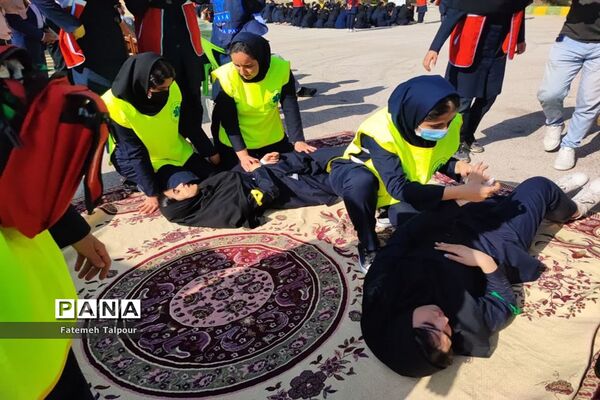 بیست و پنجمین مانور سراسری زلزله در بوشهر