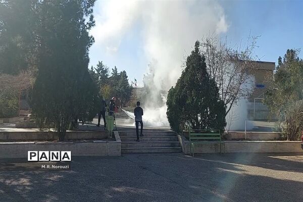برگزاری مانور زلزله در دبیرستان‌های قم