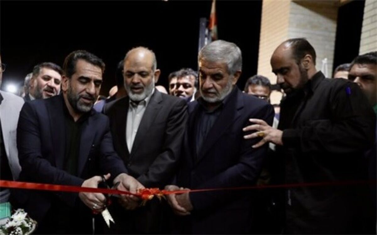 افتتاح ‌مدرسه خیری ‌اشکذر با حضور وزیر کشور