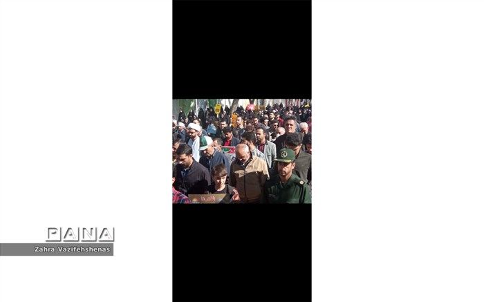 امروز فریاد مرگ بر اسرائیل در شیروان طنین‌انداز شد