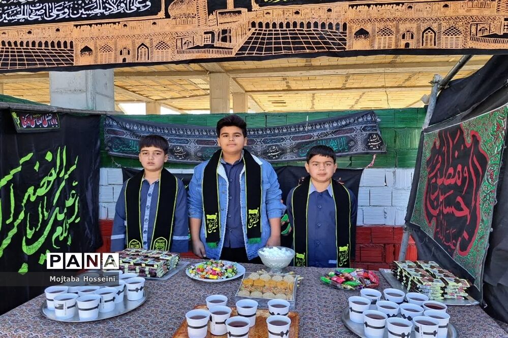 سوگواری  ایام فاطمیه در آموزشگاه شهید طالقانی بافق