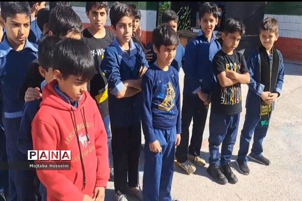 سوگواری  ایام فاطمیه در آموزشگاه شهید طالقانی بافق