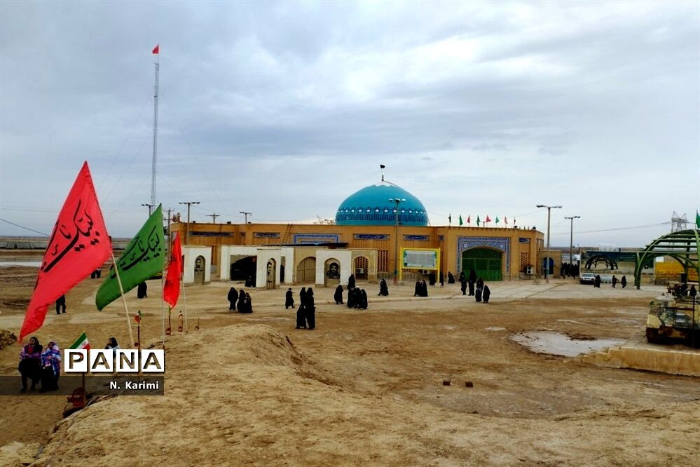 حضور دانش‌آموزان دبیرستان میعاد قم در اردوی راهیان‌نور