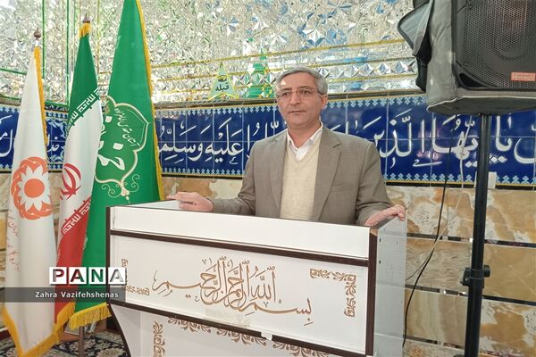 غباروبی حرم امامزاده حمزه الرضا علیه السلام به‌مناسبت روز جهانی معلولین