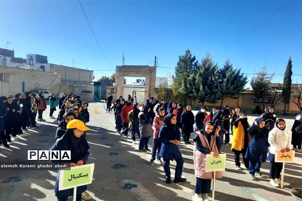 آیین افتتاحیه المپیاد ورزشی در مدارس قادرآباد