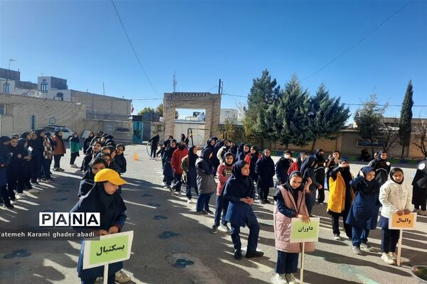 آیین افتتاحیه المپیاد ورزشی در مدارس قادرآباد