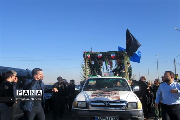 مراسم تشییع پیکر شهید «آقاعبداللهی» در شهر کهک قم