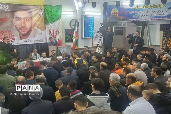 مراسم تشییع پیکر شهید «آقاعبداللهی» در شهر کهک قم